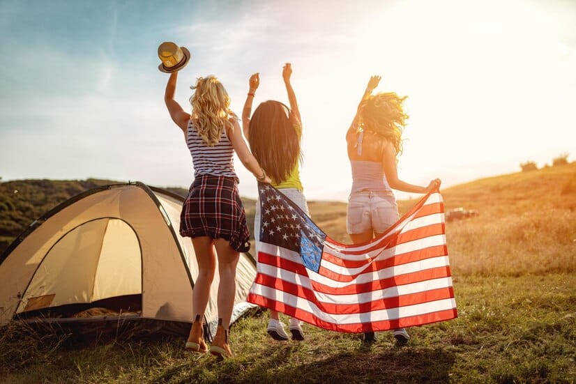 Fourth of july fundraising template