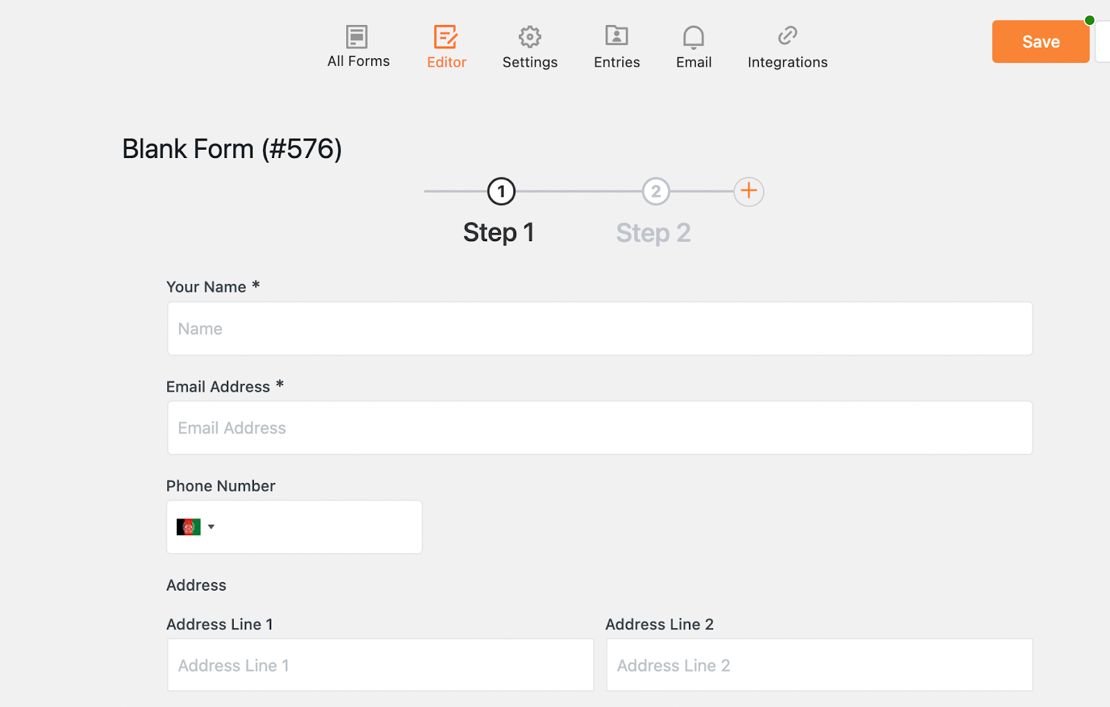 step form